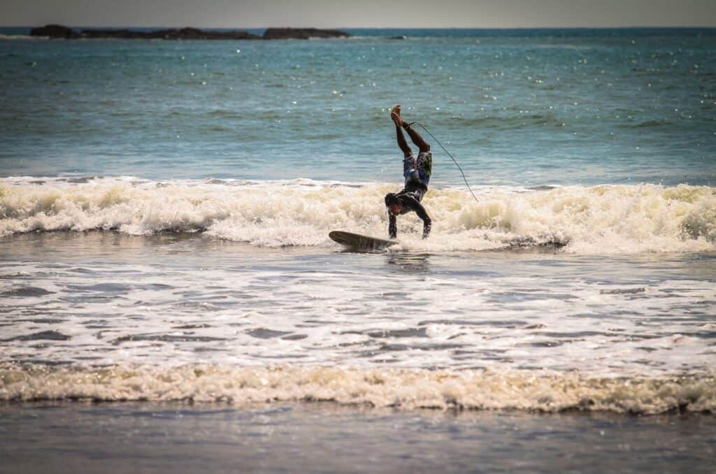 Person riding a Surfboard